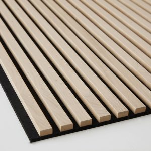 Rustic Natural Oak, akustikpaneel eiche - schwarze akustikfilz