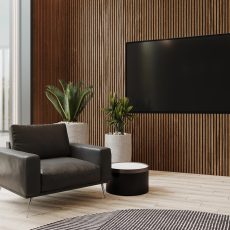 Ribbon-Wood Nussbaum TV-Zimmer
