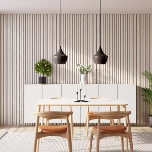 Barcode Diamond Ash with Grey Recosilent in dining room